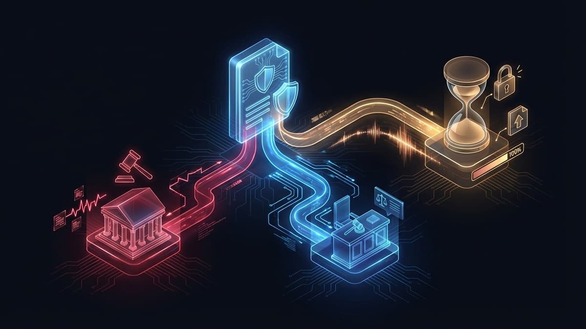 DMCA counter-notice response options flowchart showing federal lawsuit, Copyright Claims Board, and do-nothing paths for copyright holders protecting course content and digital products